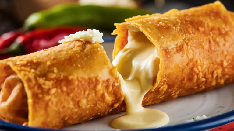 Close-up of crispy Xango Dessert shell and soft filling.