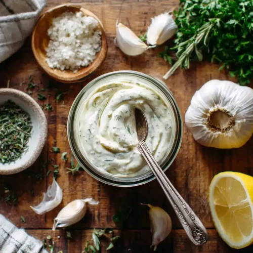 Creamy Greek Yogurt Dressing in a Jar