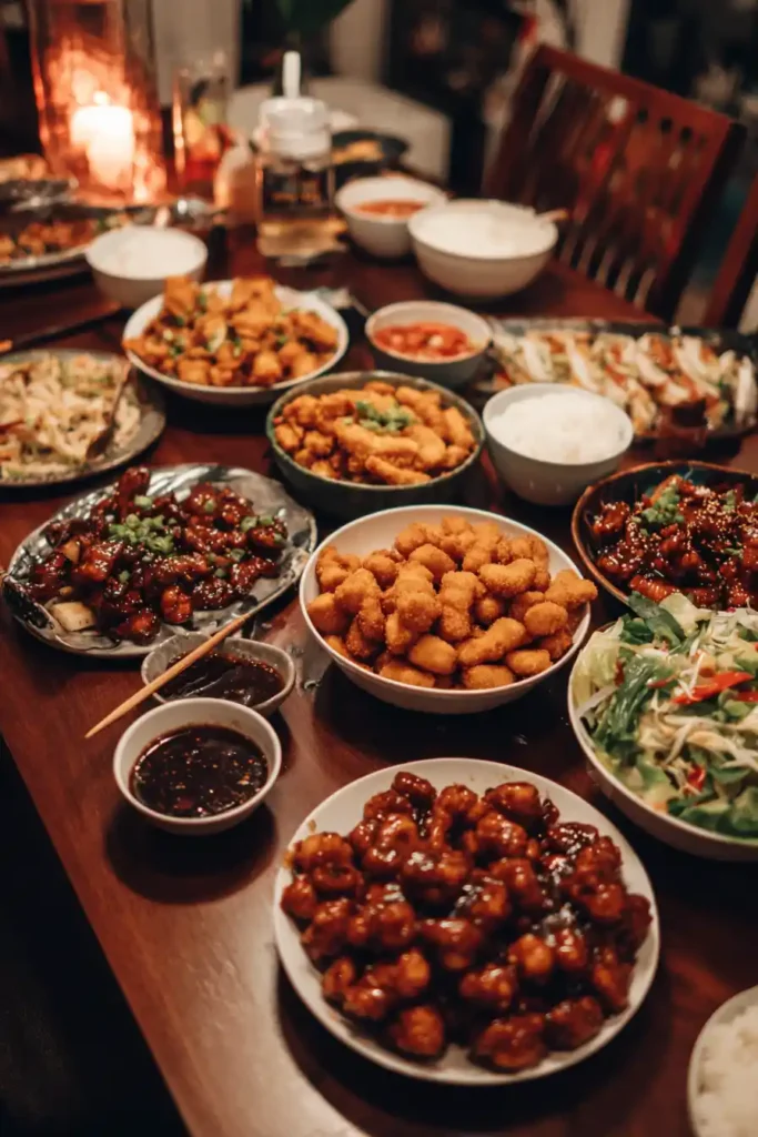 Panda Express copycat dishes with sauces