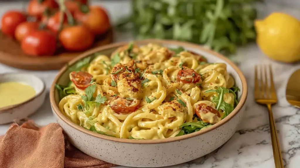 Pasta with Hello Fresh cream sauce base copycat