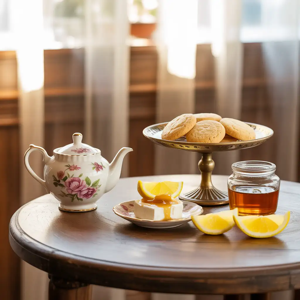 Perfect cookies paired with tea, cheese, and honey