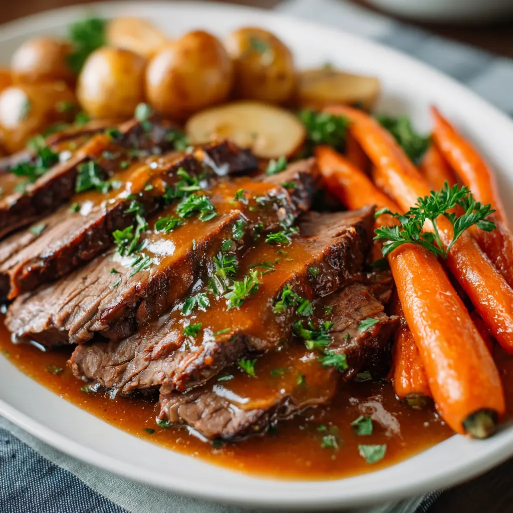 frozen roast in instant pot time guide with potatoes and carrots