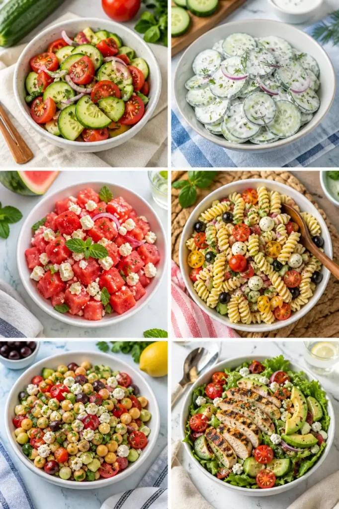 25 best summer salad recipes for BBQs, picnics, potlucks, and easy dinners